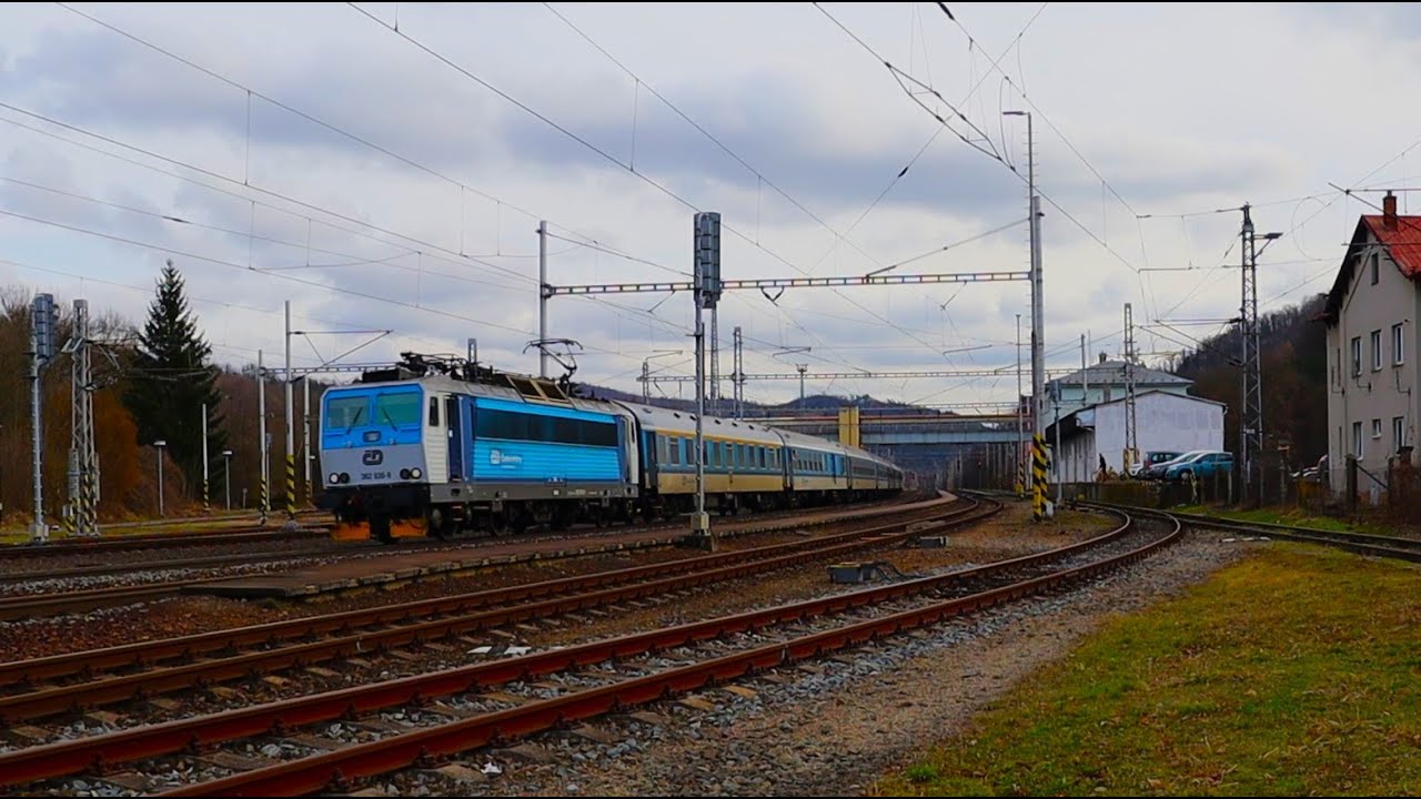 Vlaky Skalice nad Svitavou 24. 2. 2024