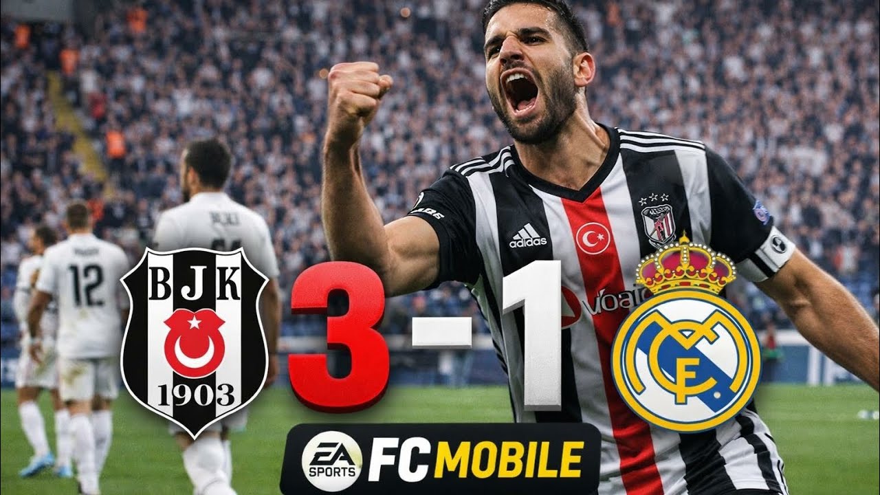 Real Madrid’i Devirdik! 🔥 Beşiktaş 3-1 | Şampiyonlar Ligi FC Mobile