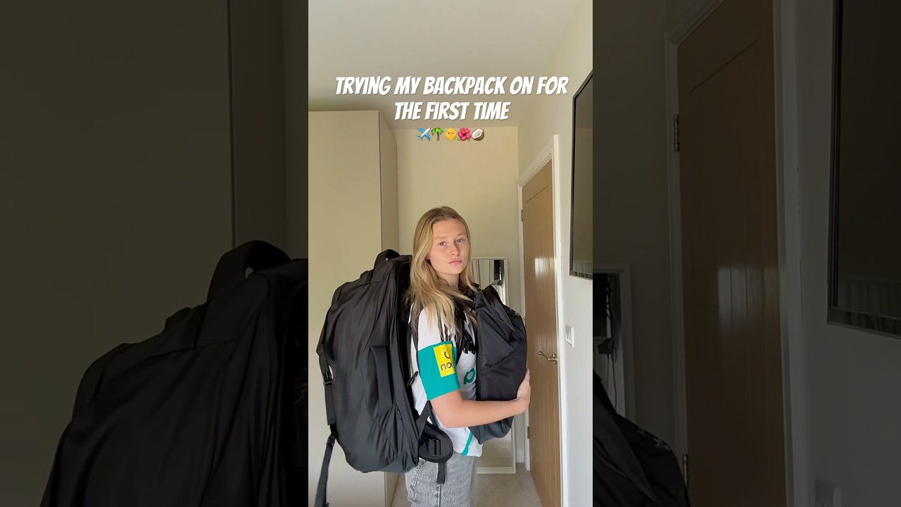 Backpacking South East Asia | Trying my 70L Osprey Backpack on for the First Time