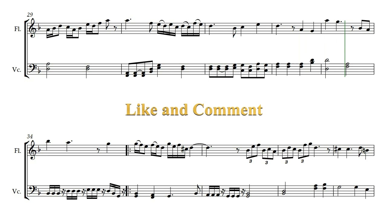 Saturation  by Daniel Hay for Flute and Cello