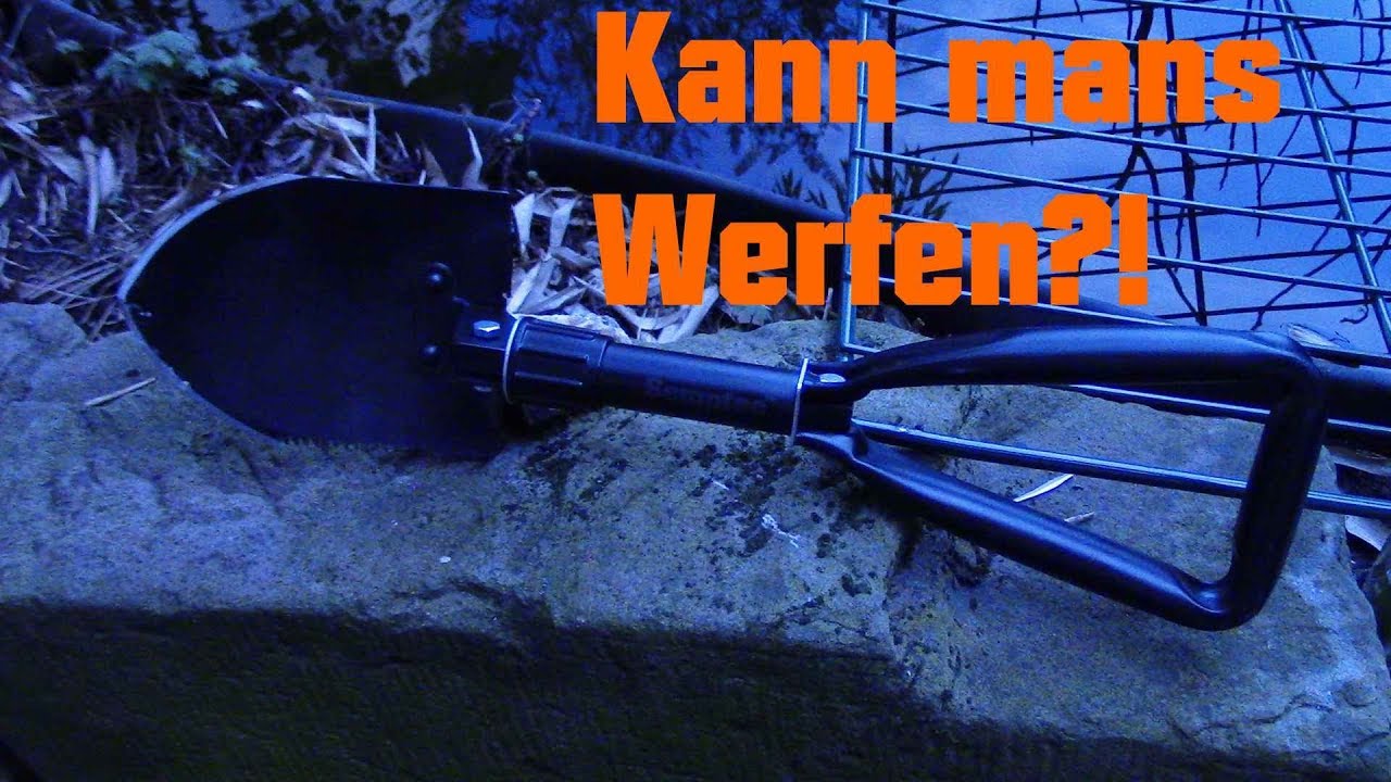 Kann mans Werfen?!#1 Kombi-Klappspaten(Faltspaten) 10€ + Fail