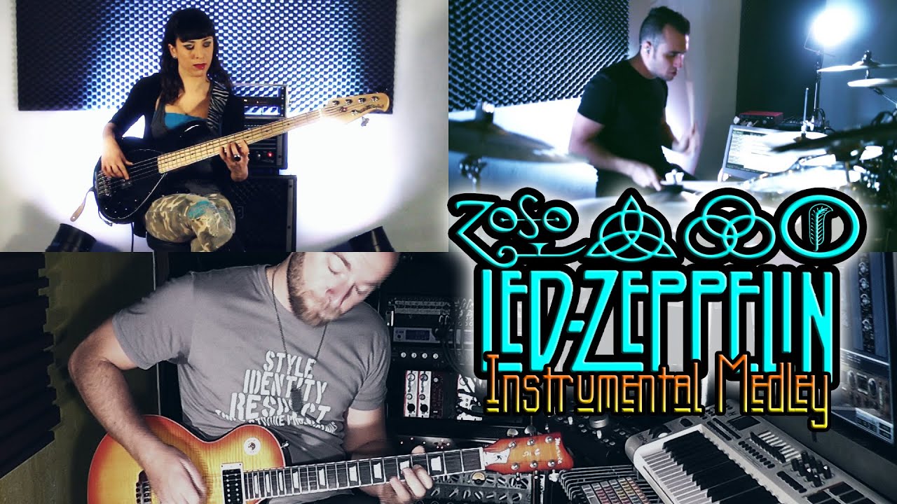 LED ZEPPELIN - Immigrant song, Kashmir, Stairway to Heaven, Heartbreaker (Cover Instrumental Medley)