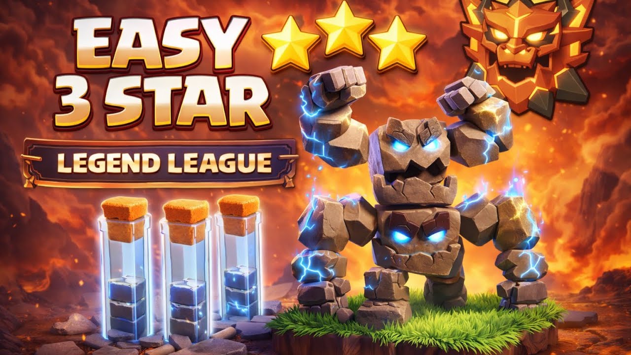 TH 18 Legend League December Last day Attack 