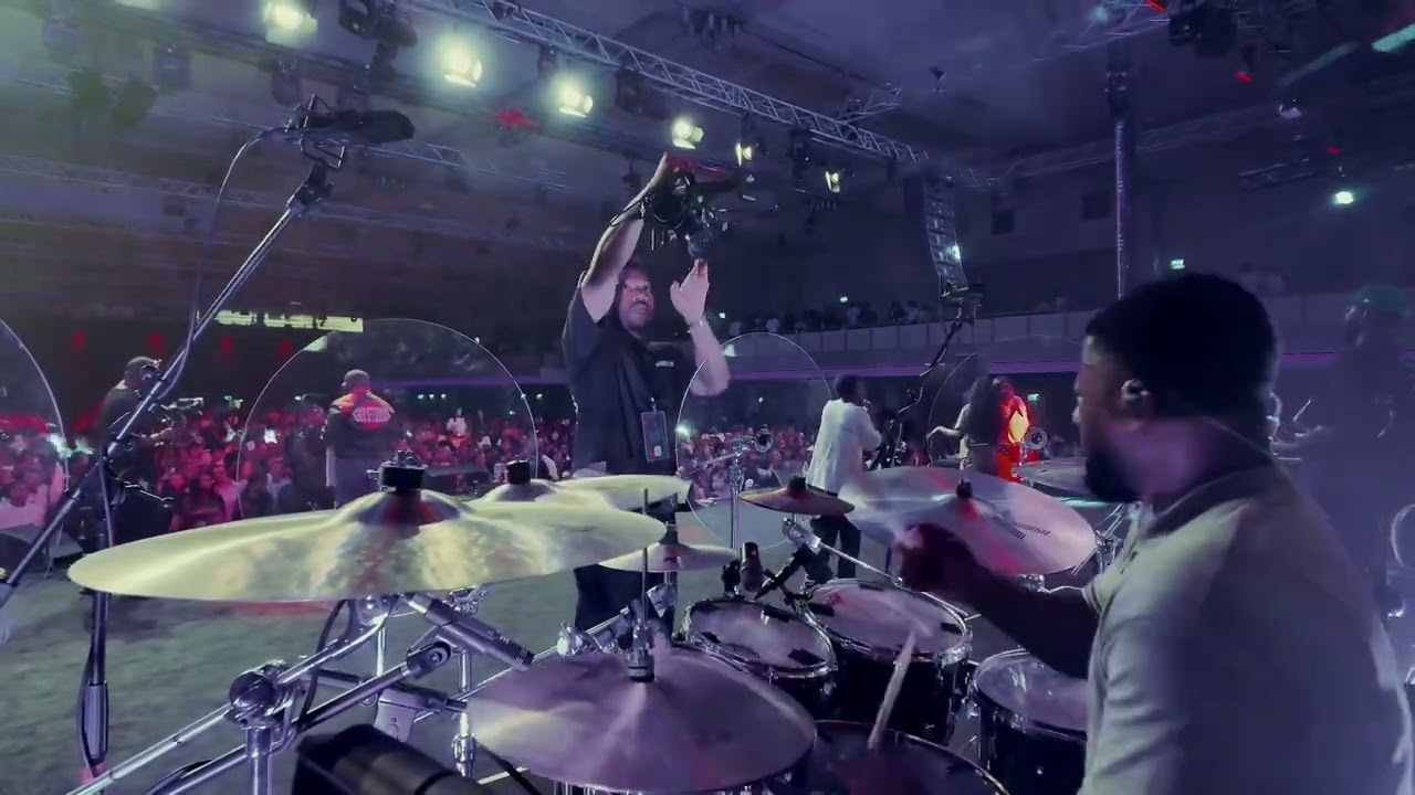 Electrifying performance w/ OneManThousand - Drums view 