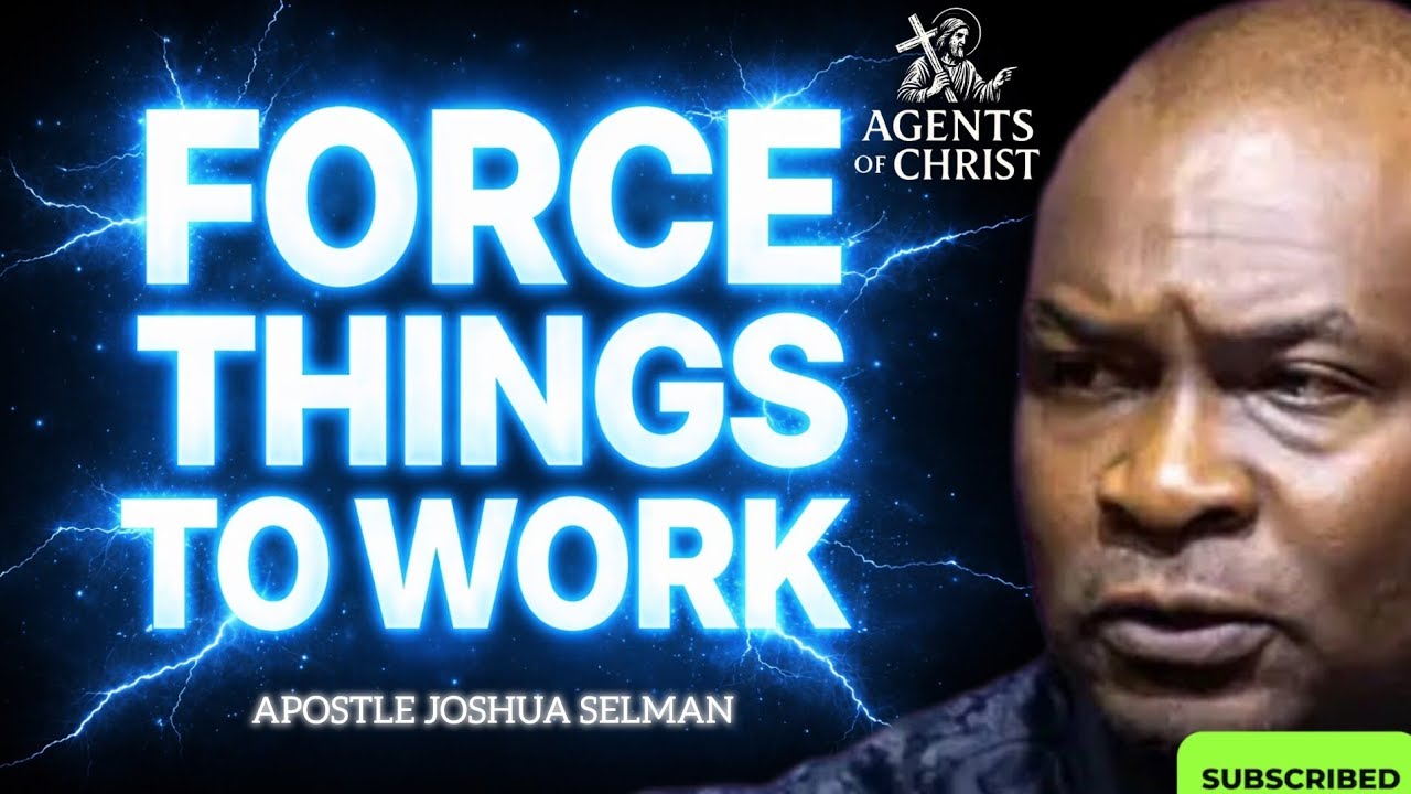 NOTHING WORKS BY DEFAULT, START FORCING THINGS TO WORK -APOSTLE JOSHUA SELMAN 