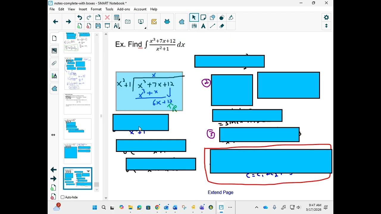 42AP Advanced Integration Techniques Long Division