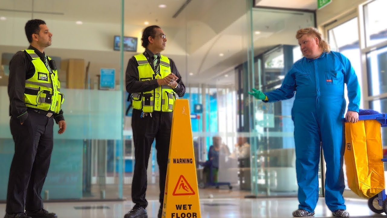 Bad Janitor VS Security!
