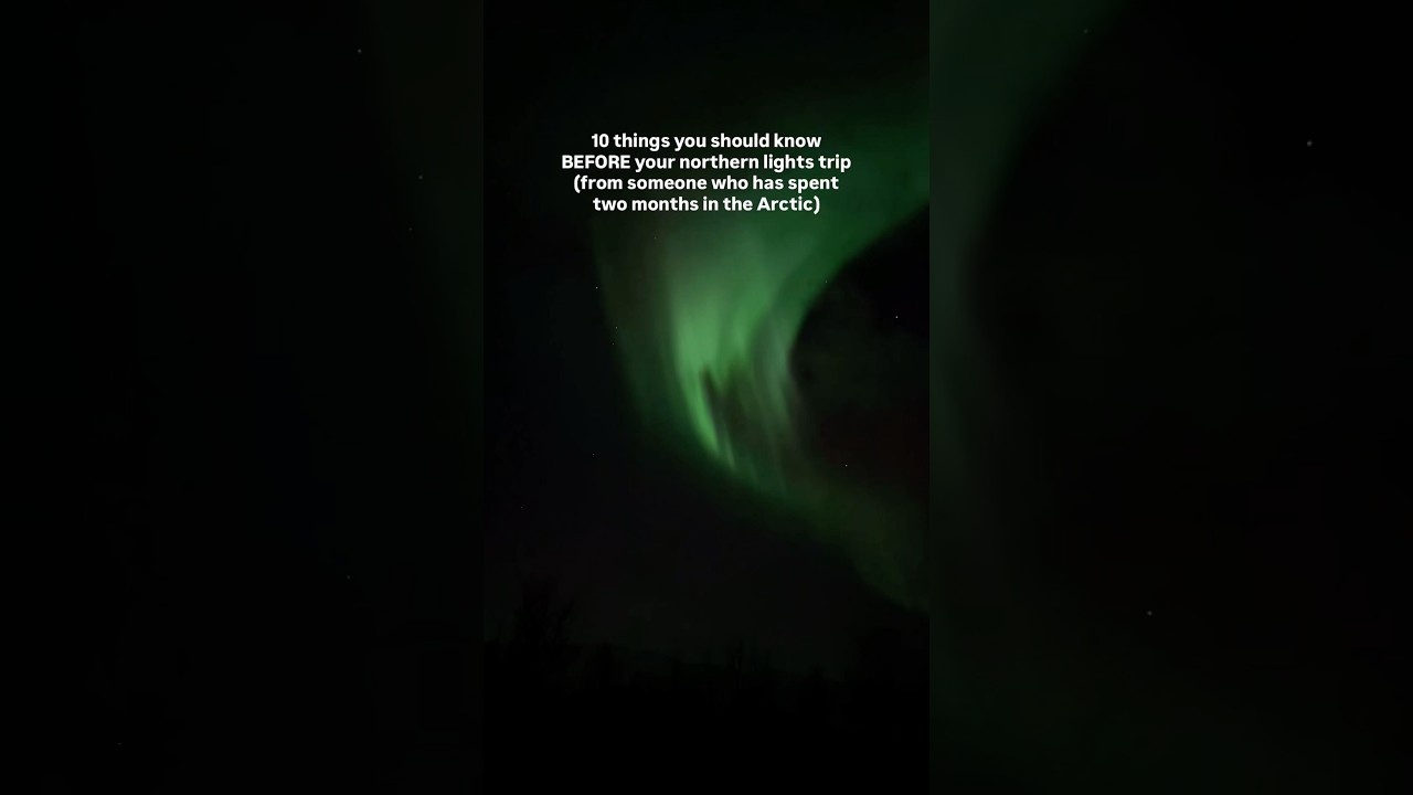 You need to know this before chasing northern lights in Lapland, Finland