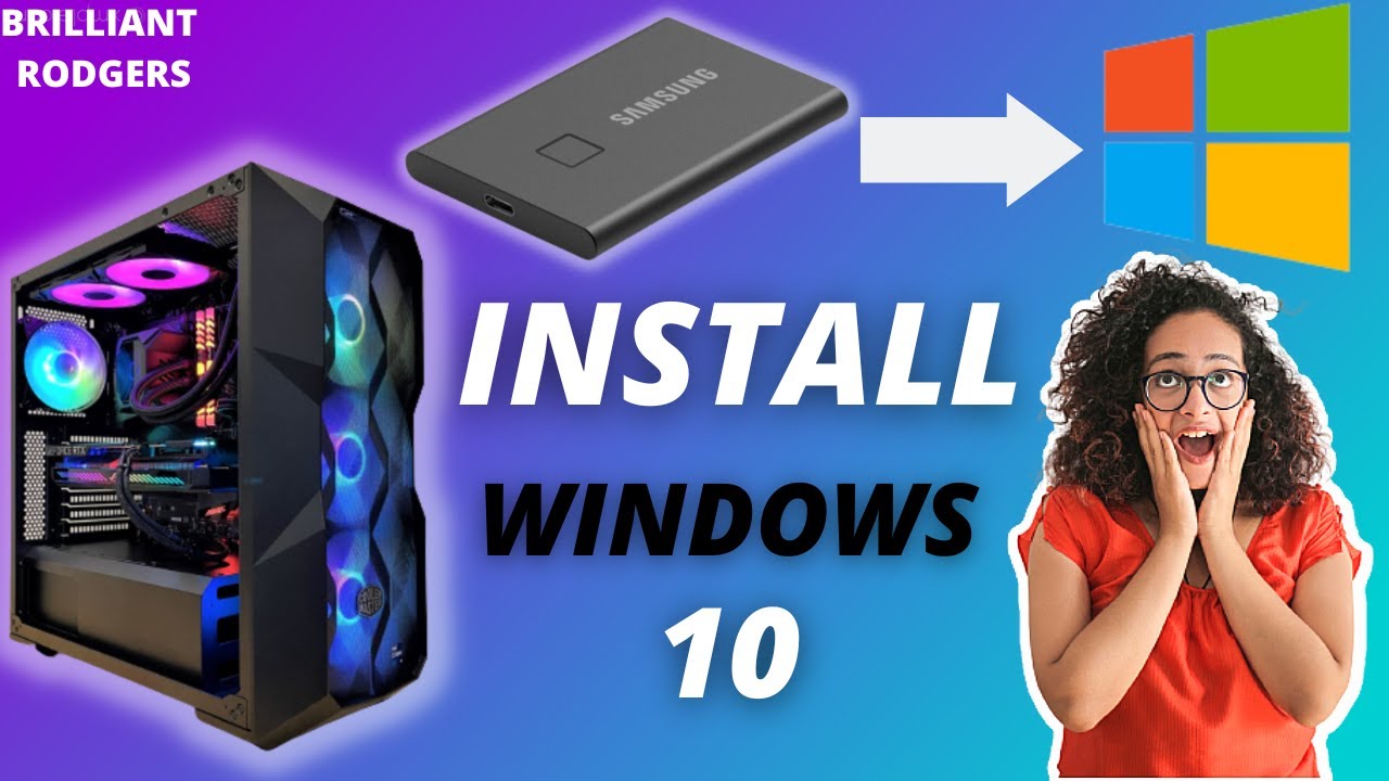Как установить Windows на внешний жесткий диск без USB или DVD
