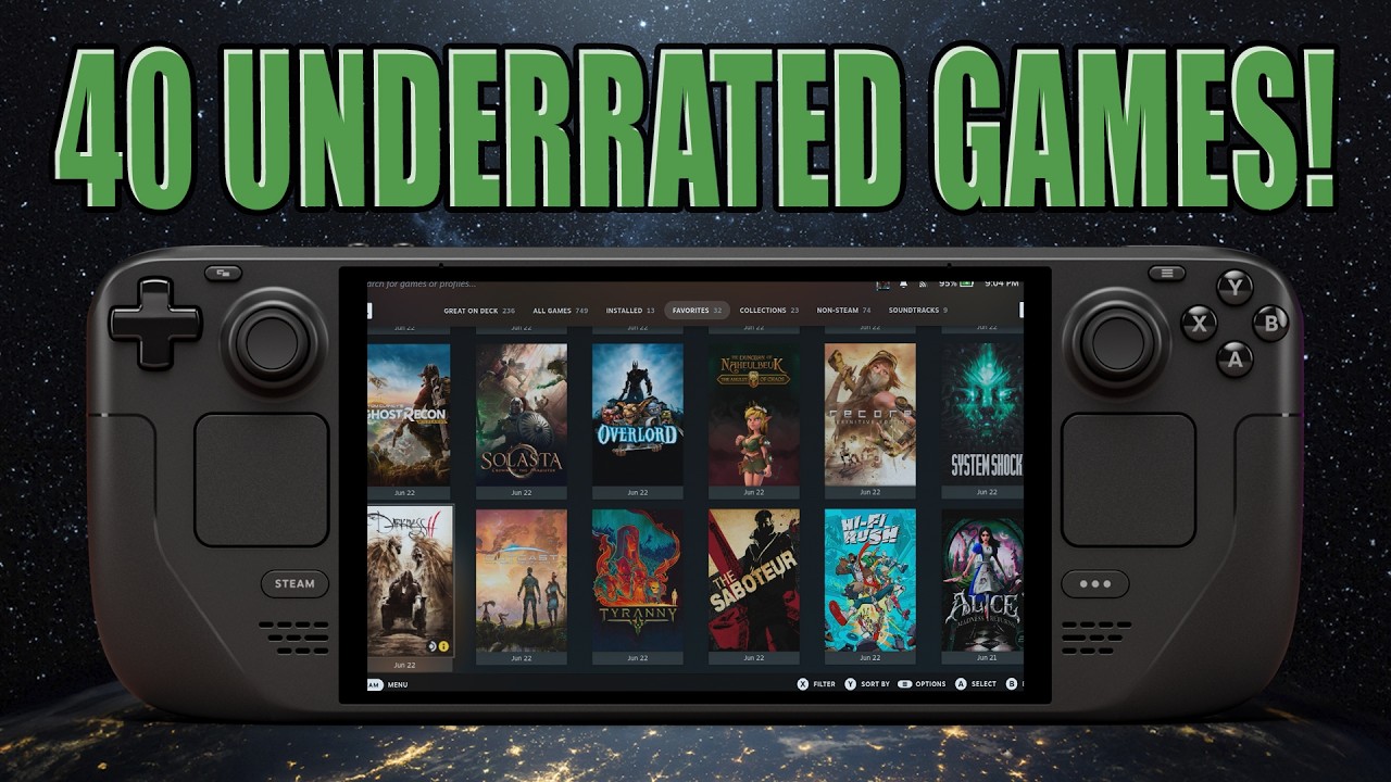 40 Underrated Hidden Gems on Steam Deck &mdash; Full Performance Test