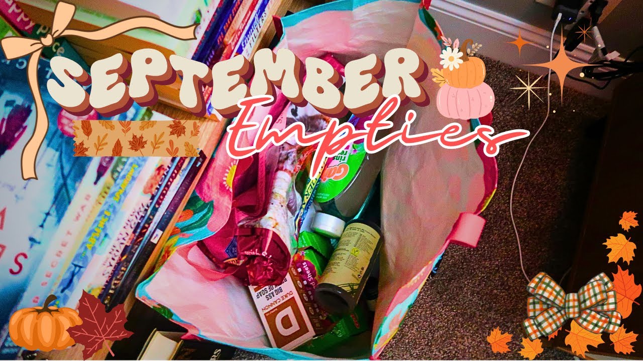 September Empties | Let's Talk Trash
