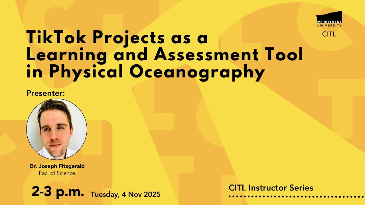 TikTok Projects as a Learning and Assessment Tool in Physical Oceanography