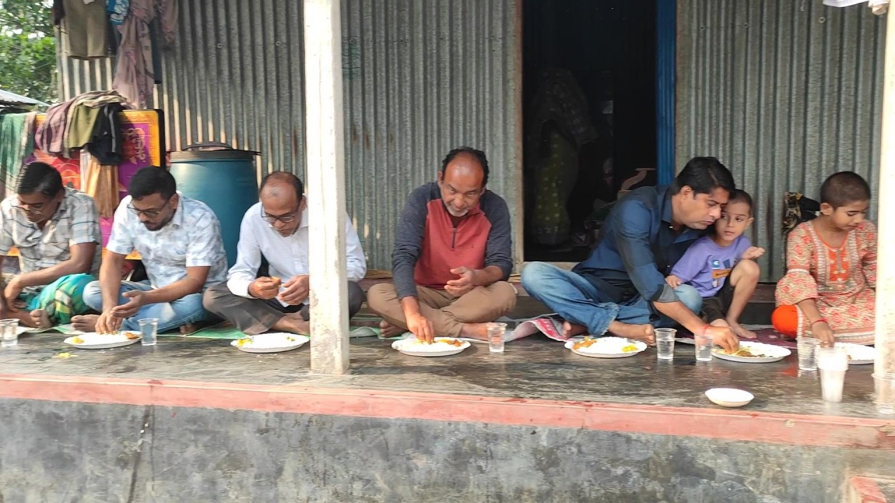 আজ ভক্তদের বাড়ির অনুষ্ঠানে ঝড়-বৃষ্টির হানা 😭village touch