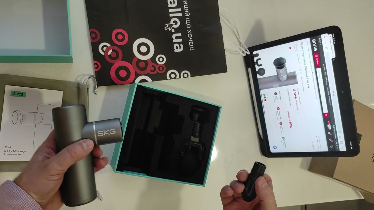 Масажер SKG Gun F3mini gray з магазину Allo.ua