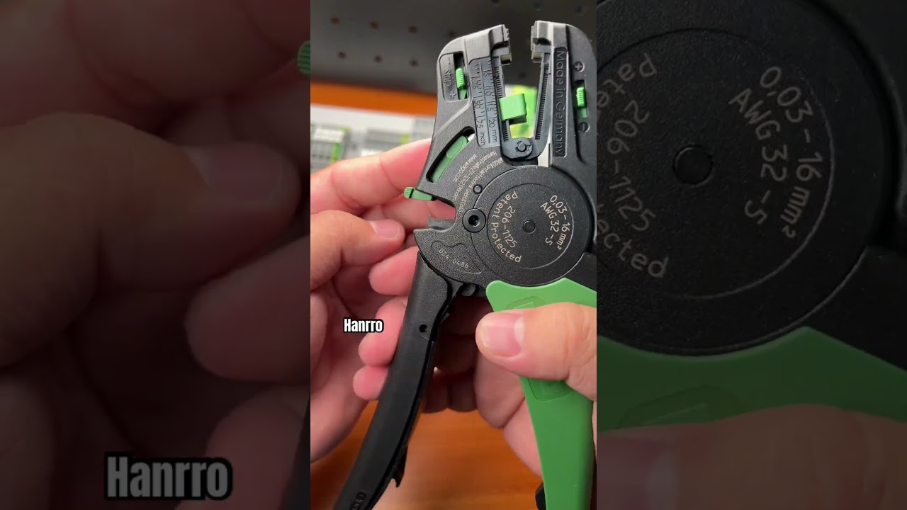 WAGO Quickstrip Vario Wire Strippers Integrated with Wire Cutters #wago #wirestrippers
