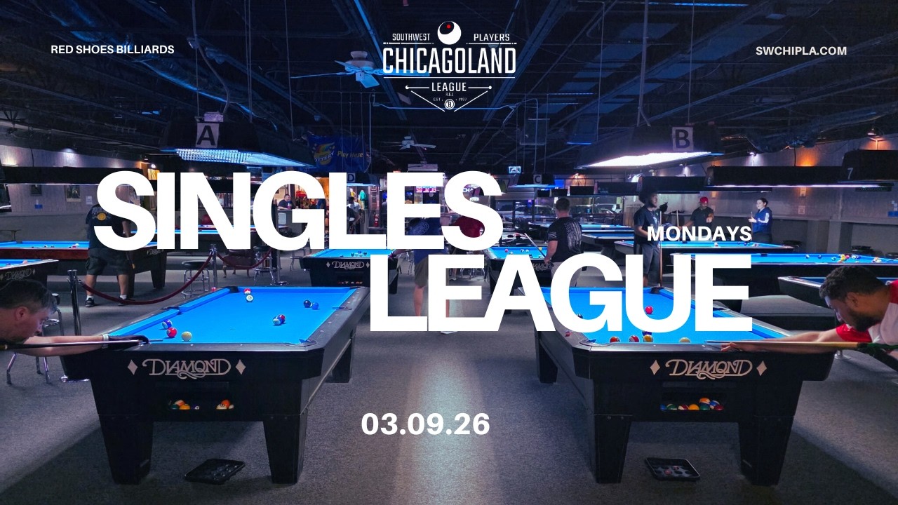 SINGLES 8, 9, 10 Ball | MONDAYS | ACS - Red Shoes Billiards | 03.09.26