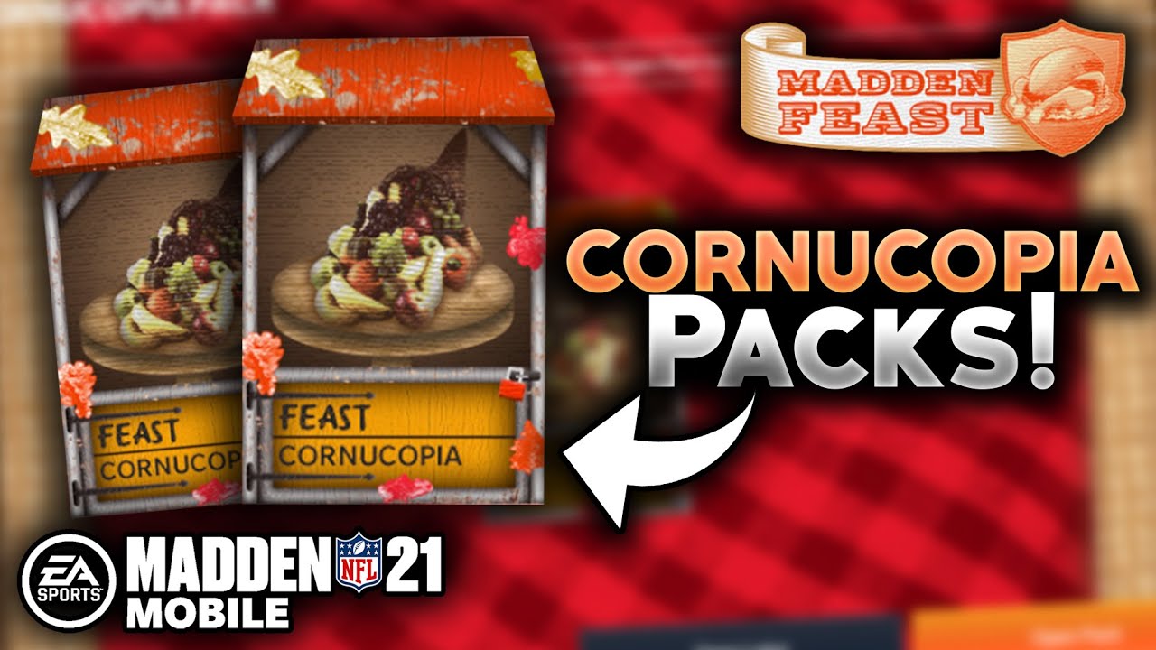 CORNUCOPIA PACK OPENING! - Happy Thanksgiving - Madden Mobile 21