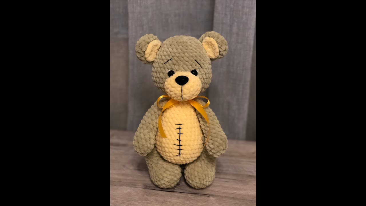 Ein Bär von Julia Deynega / How to knit a bear,all subtitles