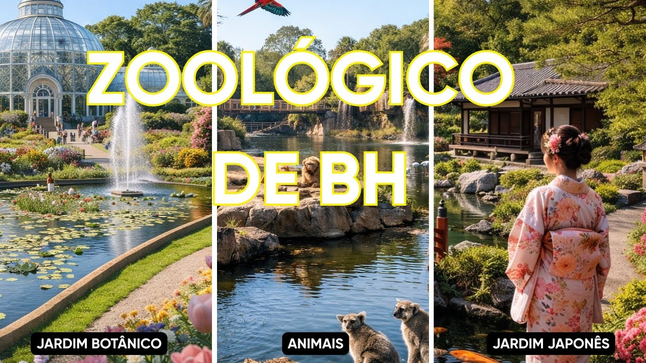 BELO HORIZONTE | BRASIL | Um dia no Jardim Japonês e no Zoológico de BH