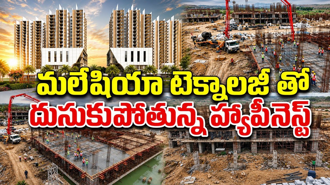 హ్యాపీనెస్ట్ అమరావతి: ఆధునిక వసతులతో సరికొత్త లుక్!