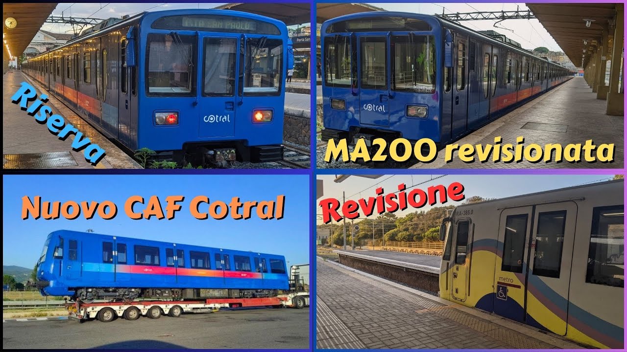 MA200 in collaudo, revisione per la FRECCIA DEL MARE e altre novità | Ferrovia Roma - Lido/Metromare