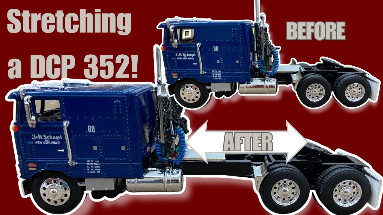 Растягиваем раму DCP 352 Peterbilt до 240 дюймов!