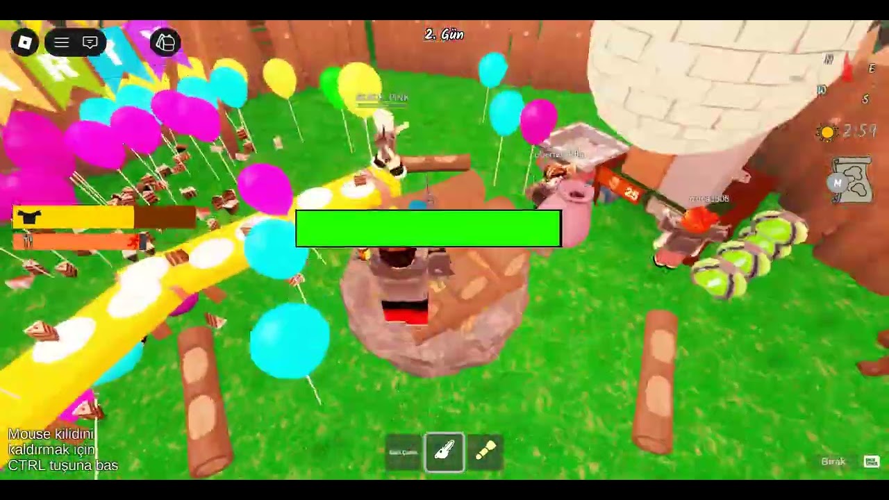 roblox ormanda 99 gece update party