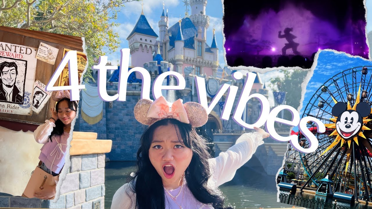 a disneyland vlog that feels like we're on facetime 💜🏰✨