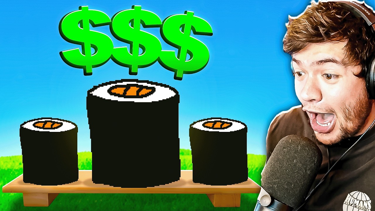 Gané MILLONES con SUSHI!! 😎🔥