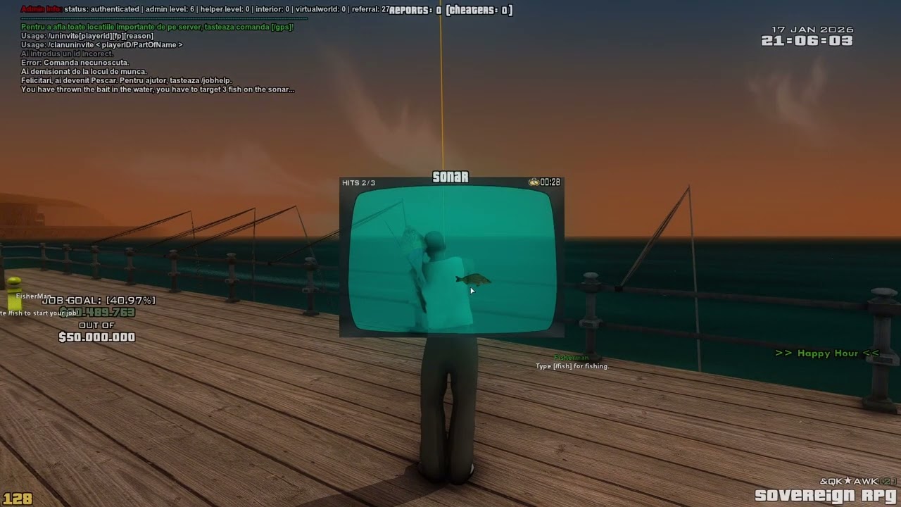 Samp cinstit pe Sovereign RPG