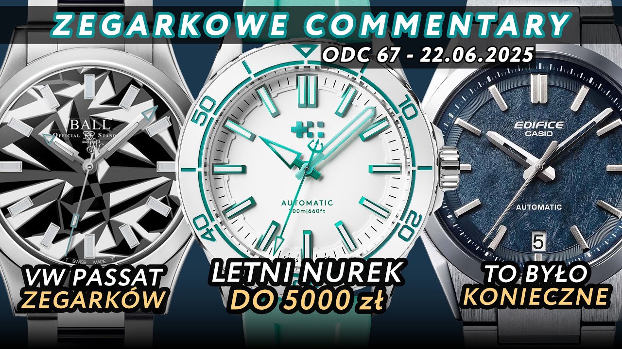 ZEGARKI W OGRODZIE - najdroższy diver, PRIM vs PRIM, automatyczne Casio, Furlan Marri z Chin
