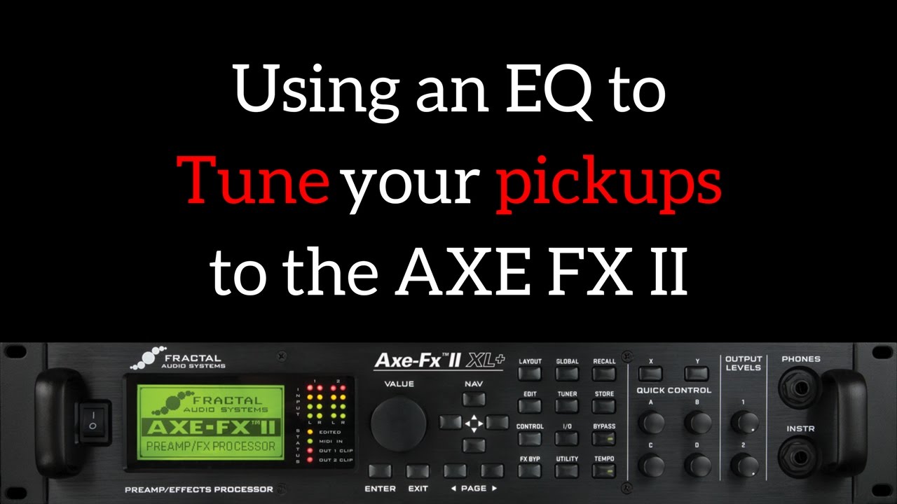 How to Adjust GEQ Boost on AXE FX II / AX8