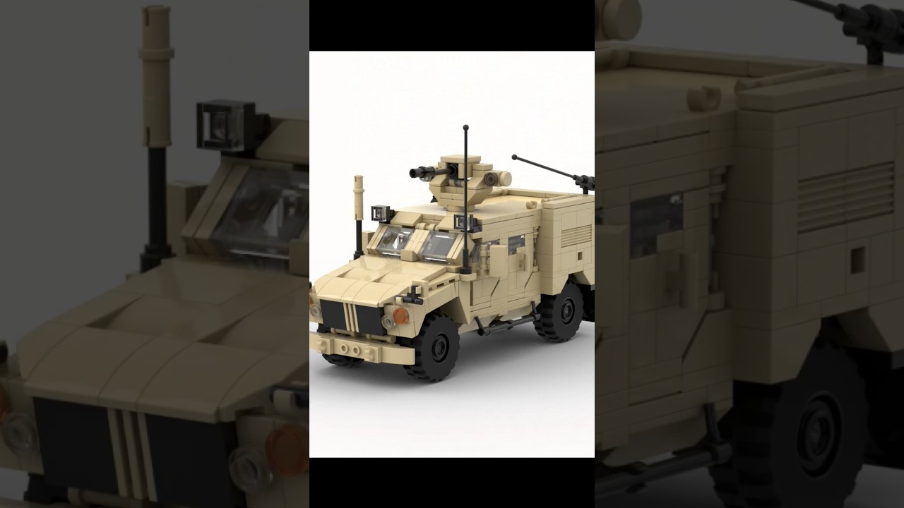 LEGO Oshkosh M ATV Satisfying Building Animation 