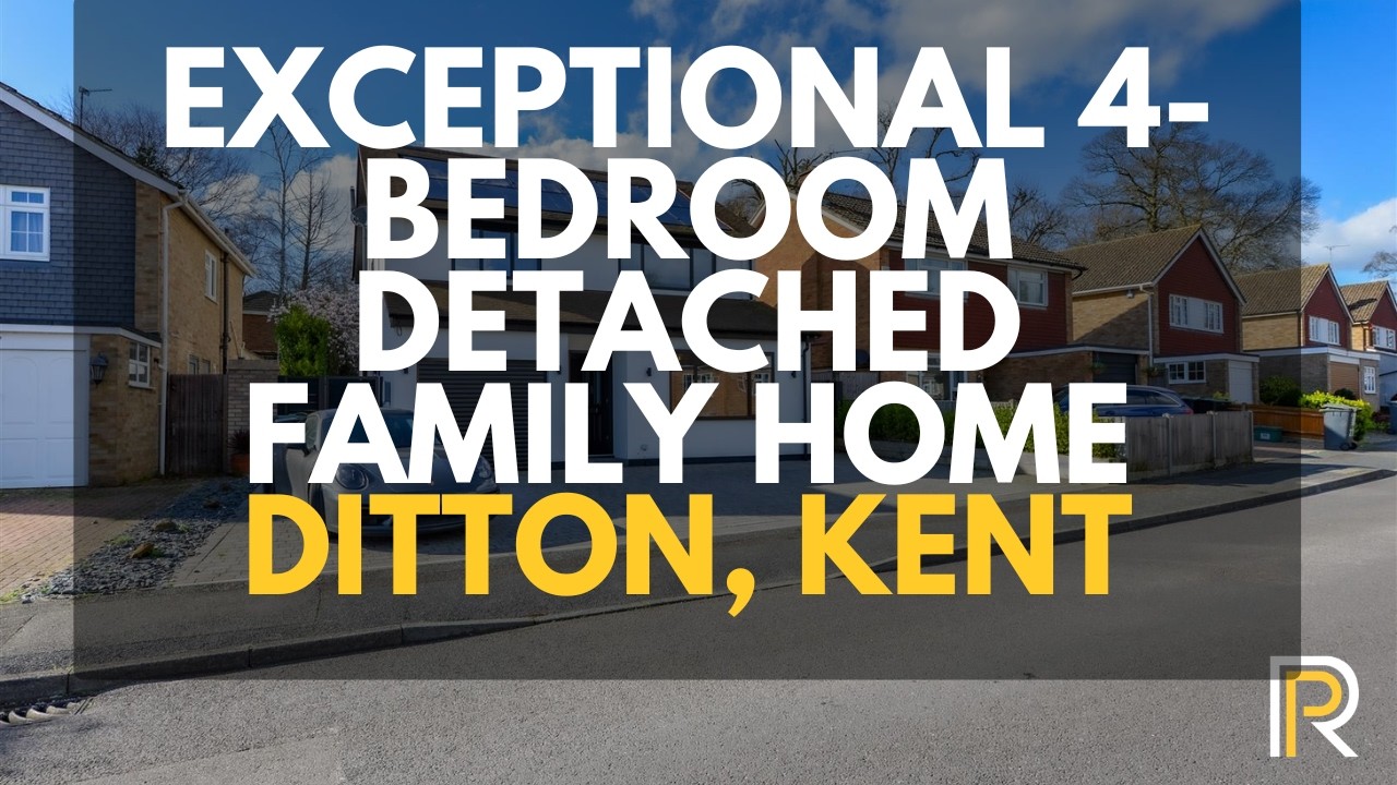 Exceptional Four-Bedroom Detached Family Home in Ditton, Kent | House Tour