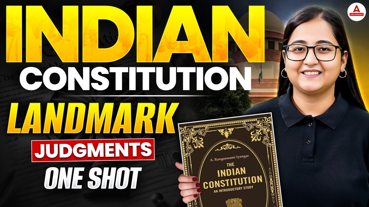 Indian Constitution Landmark Judgements In One Shot | Clat & Other Law Entrance Exam 2026