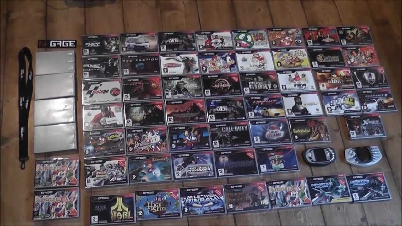 Почти полная коллекция игр N-Gage — CIB Sealed PAL — игровой телефон Nokia — RetroGameTech