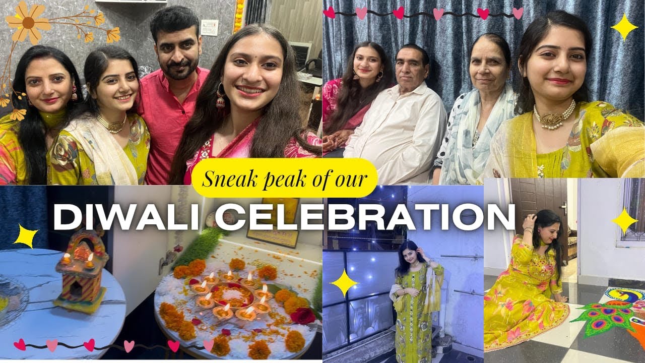Diwali 🪔 vibes with my family ❤️✨ festive chaos & laughter at home🥰| Pawni Chugh