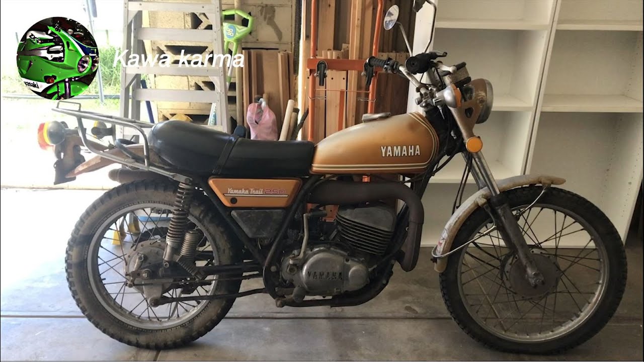 1974 Yamaha DT250 Strip Down - The old girl gets her gear off!
