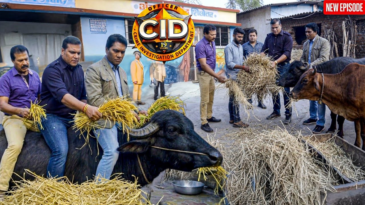 गाँव की गौशाला में जाकर  CID टीम ने भैसों को खिलाया चारा  || CID | Latest Episode ||