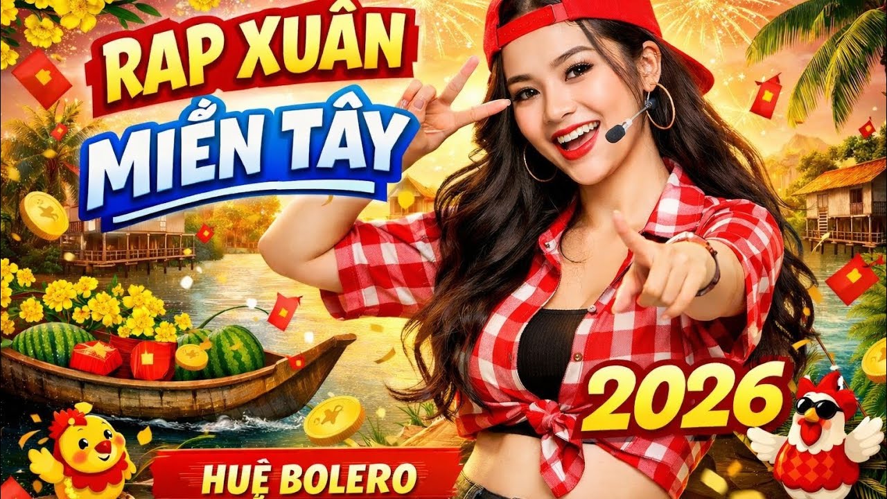 RAP XUÂN MIỀN TÂY 2026 🔥 Nghe Là Ghiền | Nhạc Tết Cực Sung | Huệ Bolero