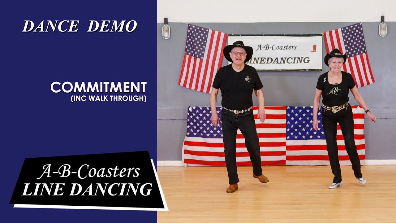 COMMITMENT - Line Dance Demo & Walk Through