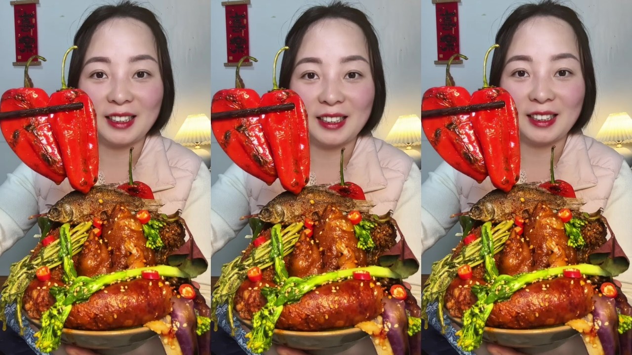 Let's Eat Show! Sister Enjoy Eating Braised Pig’s Trotter – Really Delicious