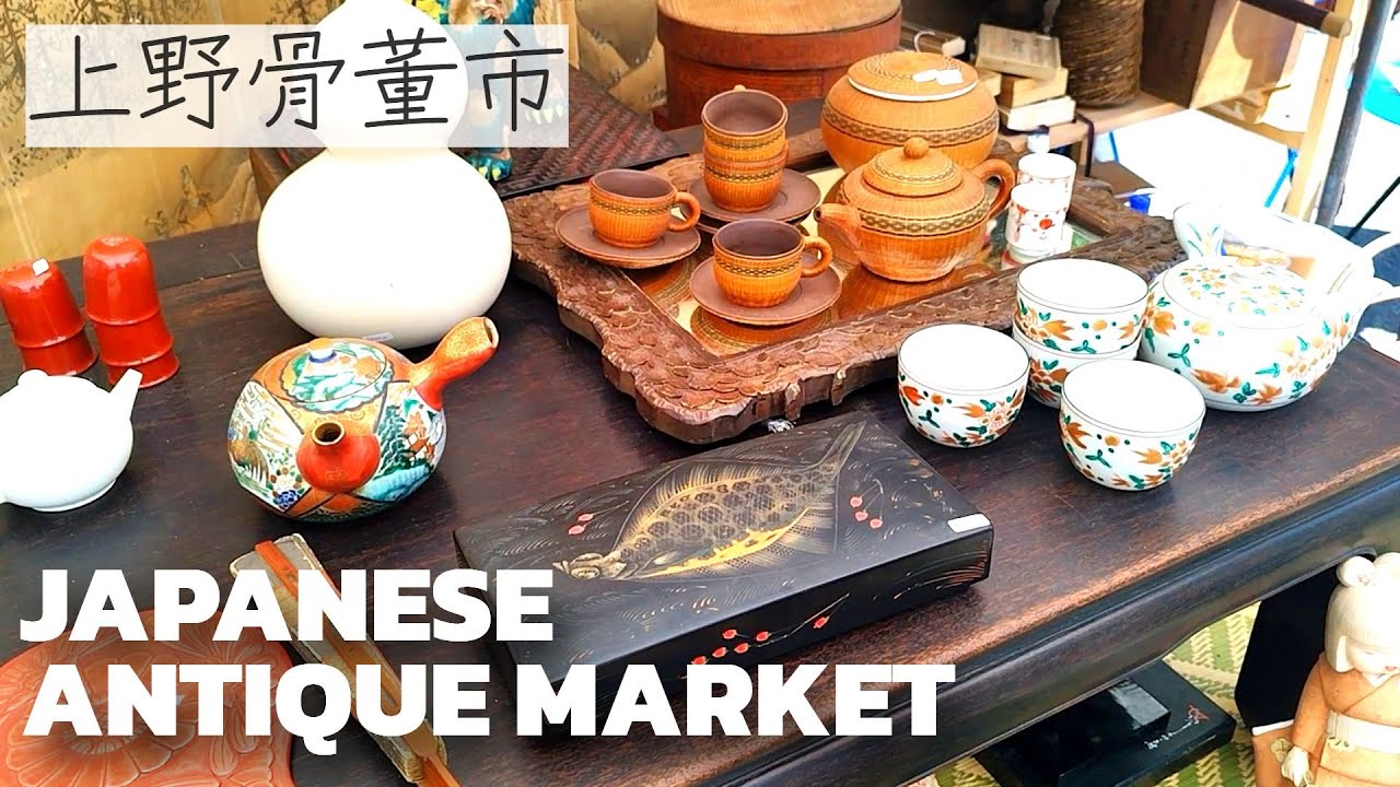Антикварный рынок Уэно_Красивые вещи можно найти на японских антикварных рынках_.