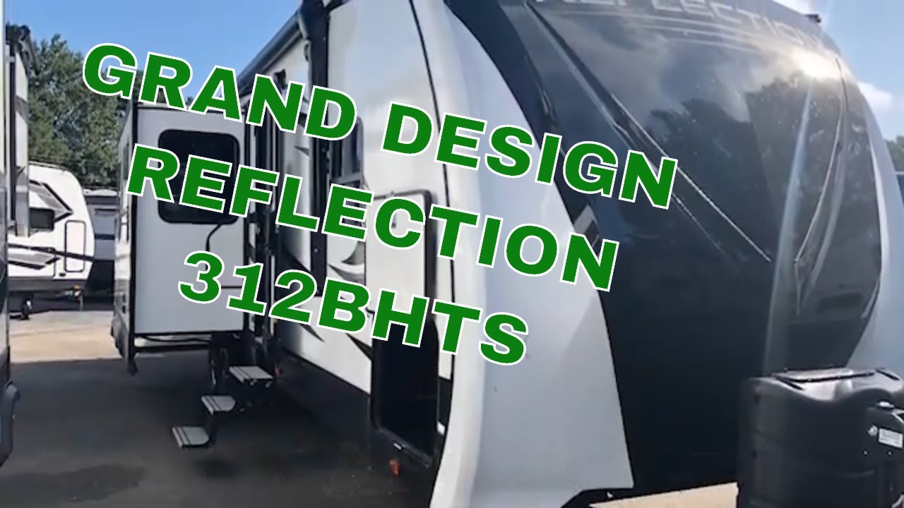 New Look 2020 Grand Design Reflection 312BHTS Travel Trailer Bunk House Dodd RV Outside Kitchen Show
