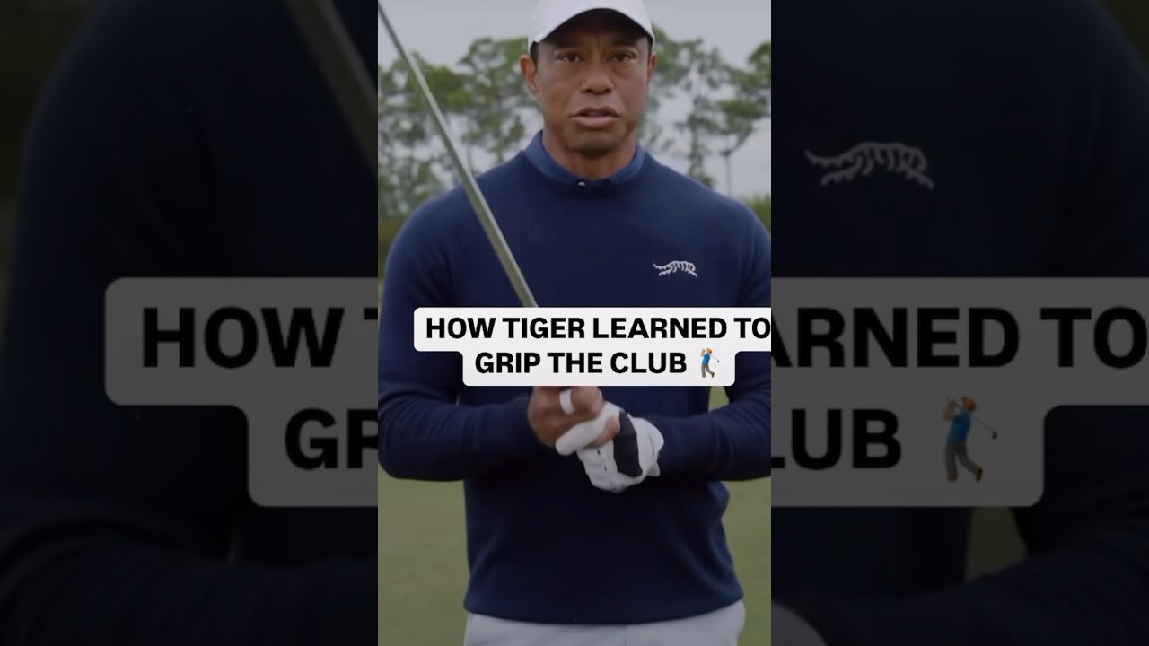 How Tiger Woods Learned To Grip A Golf Club