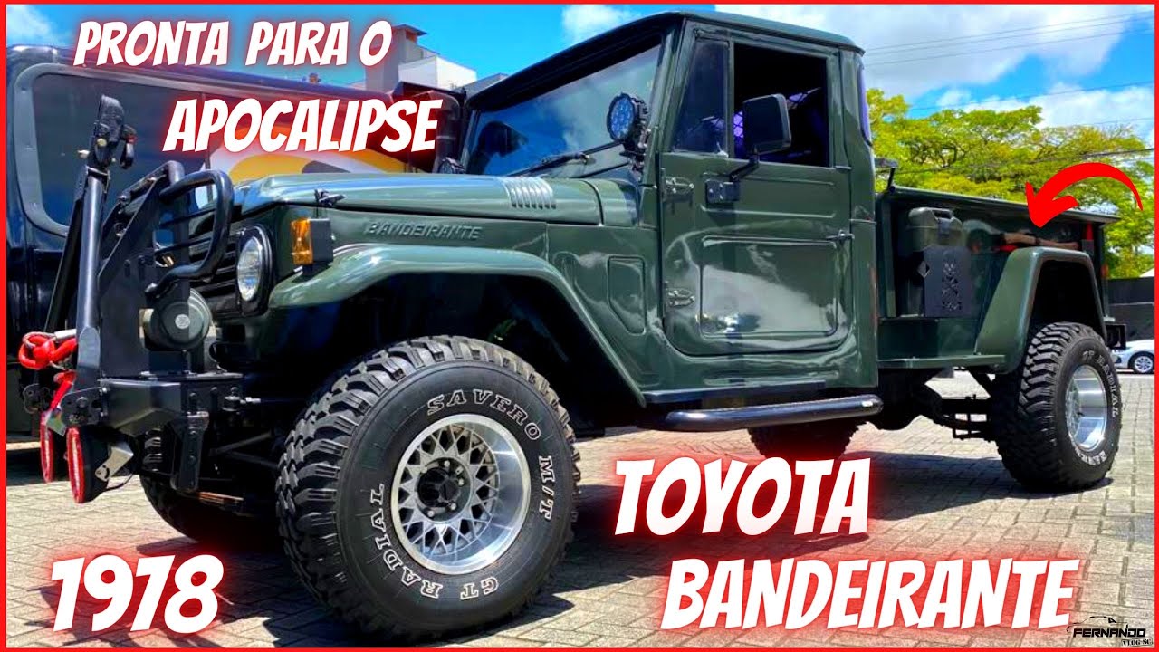 *MEGA PROJETO* TOYOTA BANDEIRANTE ANO 1978 4X4 DIESEL 