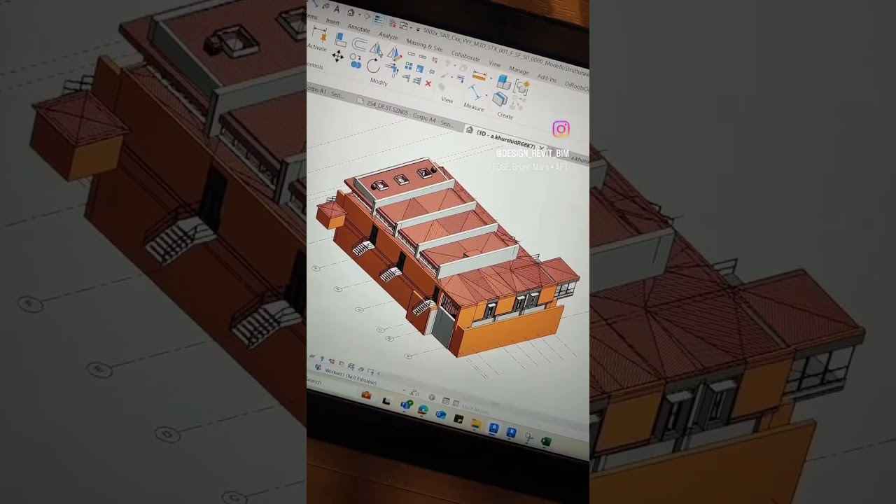 Development of existing phase of Theatre building. #revitbim #revitmodelling #architecture #theatre