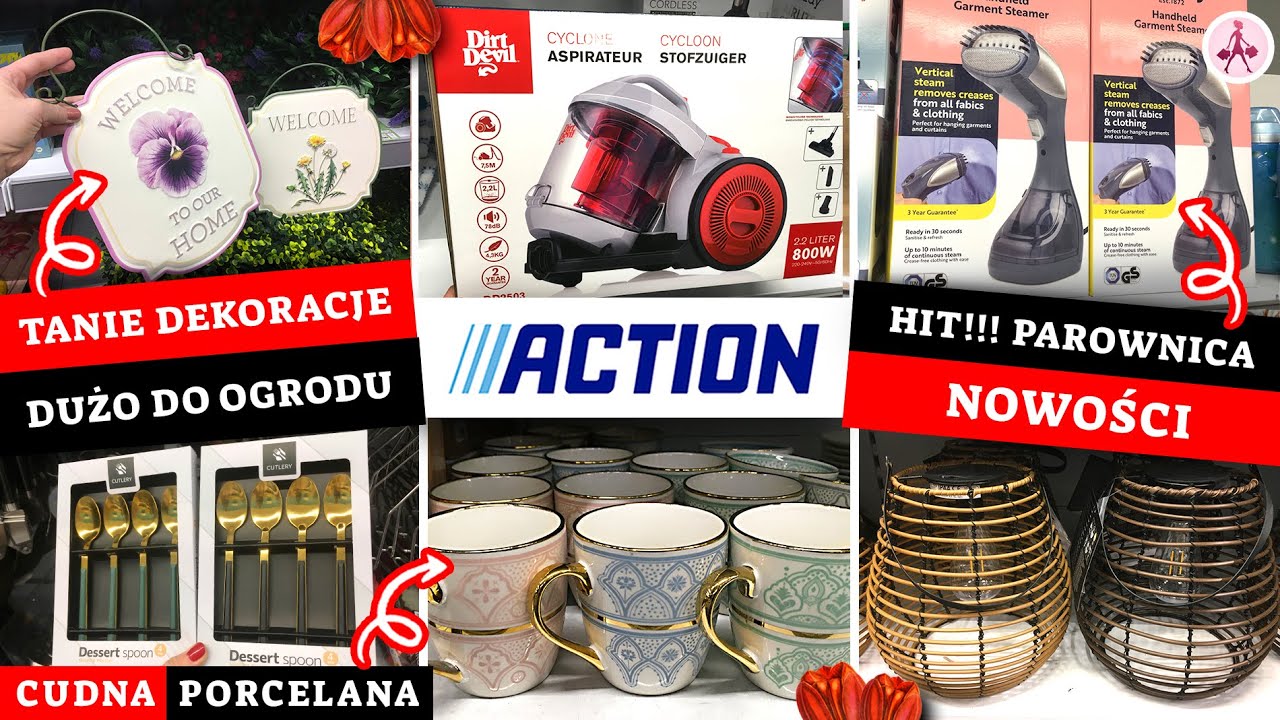 ACTION TANIE PAROWNICE! 😍❤️ CUDNE DEKORACJE DO OGRODU 🌺 PIĘKNA PORCELANA!!! 😍 ODKURZACZE 💚 NOWOŚCI!!