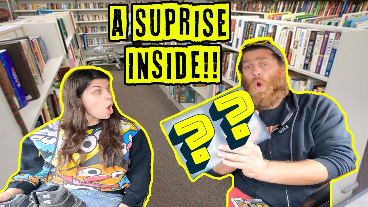 Thrifted a VIDEO GAME with a SURPRISE inside!!! | Live Thrifting | Live Video Game Hunting