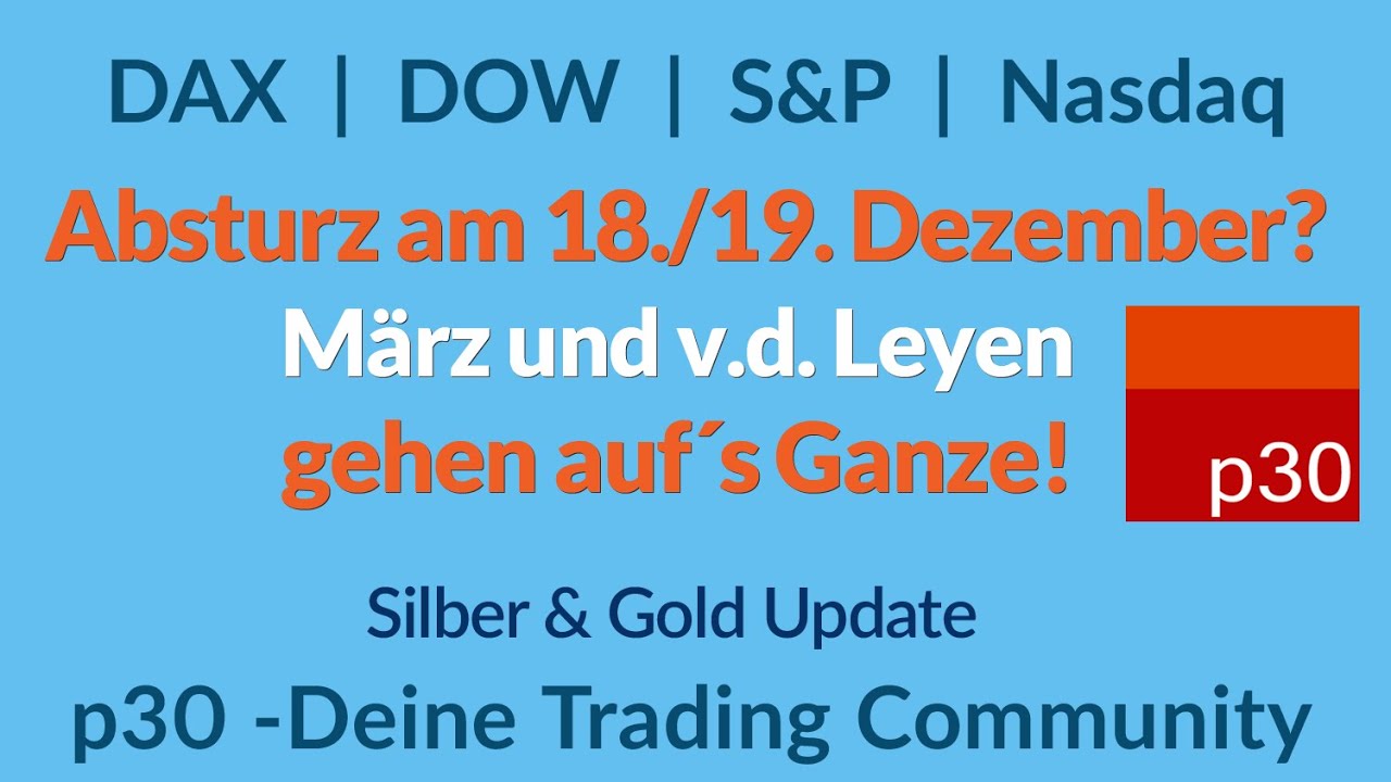 Dax / USA Analysen ab 15 .Dezember: Das 210 Milliarden Risiko der EU zum Optionsverfall!